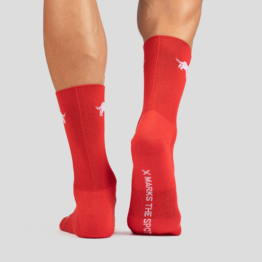 Hungry Devil Sock - Red
