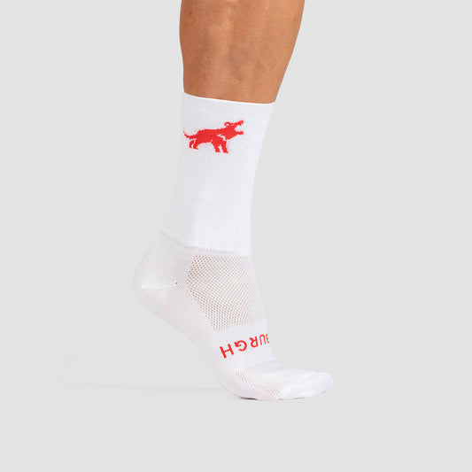 Hungry Devil Sock - White